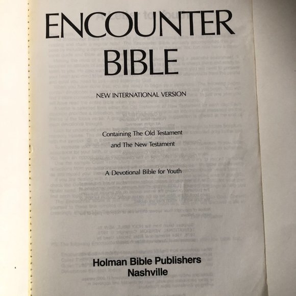 Encounter Bible New International Version Paperback - Picture 8 of 12